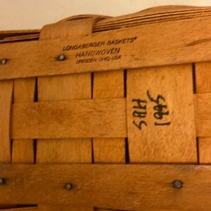 Longaberger bread basket